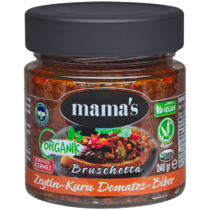 Bruschetta Zeytin – Domates – Biber 240 gr